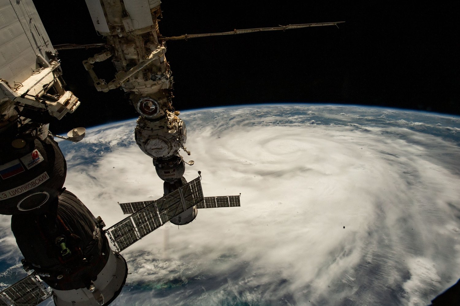 The International Space Station shared this image of Hurricane Ian on Sept. 26. [Courtesy photo]